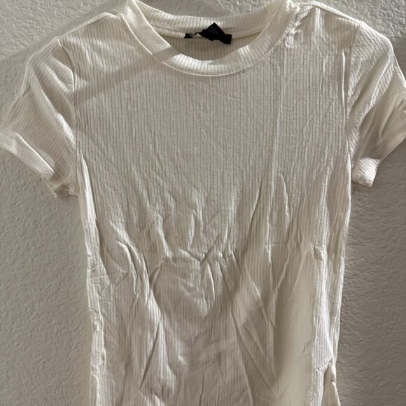 Forever 21 Women white shirt top size S - Picture 1 of 3